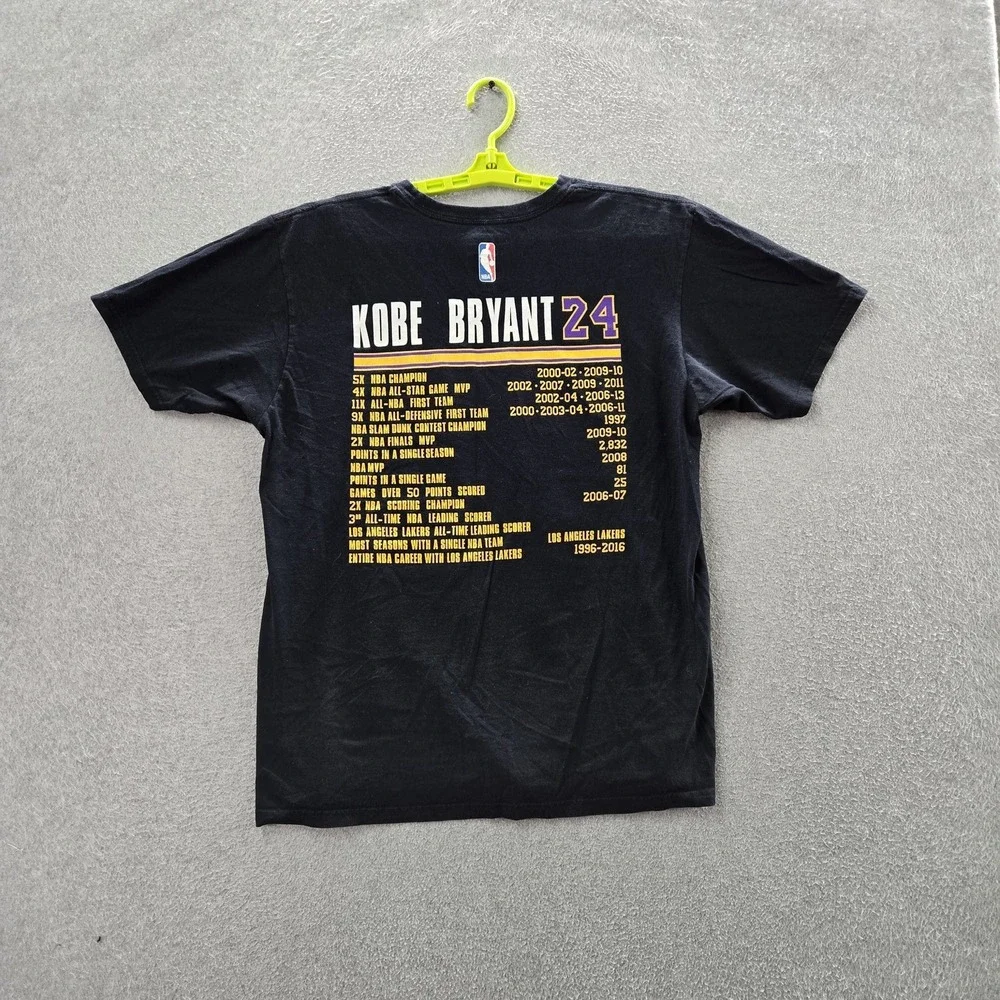 Los Angeles Lakers Men Shirt‎ L Black Adidas Graphic Kobe Bryant The Go-To Tee